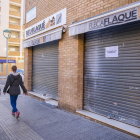 Imagen de la Panadería Flaqué de Sant Pere i Sant Pau, cerrada desde el 31 de diciembre de 2019.