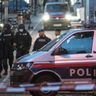 Agentes de la policía austriaca en Viena