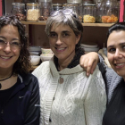 Maria Gradillas, Montse Rull i Andrea Gaspar, tres de les impulsores del projecte.