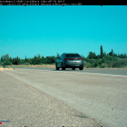 Imatge del radar al pas del vehicle infractor.