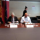 Pla obert de la signatura de l'acord per regular legalment la participació institucional de les organitzacions sindicals i empresarials a Catalunya entre CCOO, UGT, Pimec i Foment.
