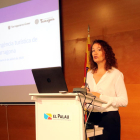 La consellera de Turisme de Tarragona, Laura Castel, durant la presentació del pla de contingència turístic