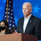El candidat demòcrata a la presidència dels EUA, Joe Biden, el 5 de novembre del 2020 a Delaware