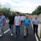 L'alcalde del Vendrell, Kenneth Martínez, acompanyat per una representació de l'Agrupació Veïnal de les Platges i per regidors de l'actual mandat i de l'anterior, van fer una visita institucional al camí del Romaní.