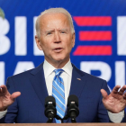 El candidat demòcrata, Joe Biden, durant un discurs