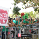 Imagen de una concentración de Stop deshaucios.