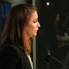 La diputada del PPC Andrea Levy en roda de premsa al Parlament