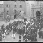 Procesión de la Fiesta Mayor en honor de la Mare de Déu de la Riera el año 1922 o 1923.