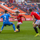 Jonathan Pereira en una acción en el duelo disputado el domingo contra el Lleida.