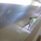 El detingut en una captura de vídeo d'una càmera de seguretat.