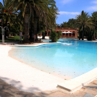 Una piscina del càmping la Torre del Sol, a Mont-roig del Camp.