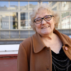 L'escriptora valenciana Isabel-Clara Simó el dia que va ser distingida amb el Premi d'Honor de les Lletres Catalanes.