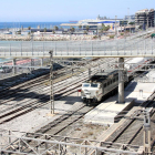 Imatge d'arxiu del corredor ferroviari a Tarragona.