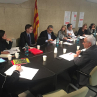 Imatge de la sessió del Comitè Executiu de la Cambra de Reus que s'ha celebrat avui al Consell Comarcal de la Ribera d'Ebre.
