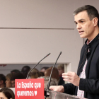 Pedro Sanchez al comité federal del PSOE