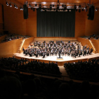 L'Auditori durant un concert conjunt de la Banda Municipal de Barcelona i la Banda Municipal de Música de Bilbao.