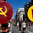 Manifestació de Arran pel centre de Barcelona coincidint amb la Diada