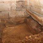 Restes arqueològiques romanes que l'Ajuntament excava a l'immoble del carrer Civaderia.