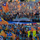 Imatge d'arxiu de la Diada de Catalunya de l'any passat a Barcelona.