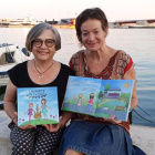 Rosa M. Rodes i Mònica Tarifa, il·lustradora i autora del conte.
