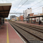Imagen de la estación de tren de l'Ampolla.