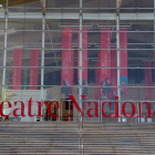 Las escaleras vacías del Teatro Nacional de Cataluña.