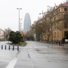 Una imagen de la Diagonal de Barcelona.