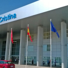 Imatge de la façana principal de l'hospital Infanta Cristina de Parla.