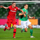 Un momento del Werder Bremen-Bayer Leverkusen de este pasado fin de semana.