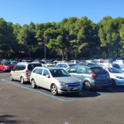 Imatge d'un espai d'aparcament a Salou.