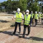 L'alcalde, Carles Pellicer, va revisar ahir el progrés del projecte.