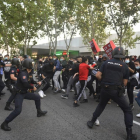 Càrrega policial al districte de Vallecas.