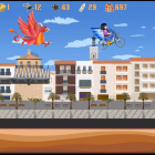 Capturas de pantalla del juego donde se muestra el paseo del Puerto de Cambrils.