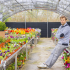 Joan Maria Vidal, propietari també del Garden Tapioles i de Flors la Rasa, a les instal·lacions del Garden Gaià, a Altafulla.