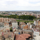 Vista general de la ciutat de Lleida des de la Seu Vella. I