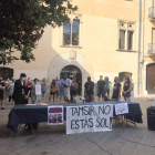 Imatge de la protesta a la Selva.