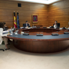 La reunión del Consejo de Ministros encabezada por el presidente del gobierno español, Pedro Sánchez.