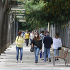 En la avenida de Sant Jordi se podrá caminar por delante del parque.