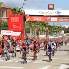 L'arribada de la Vuelta Ciclista a Espanya que es va disputar l'any 2018 a Tarragona.