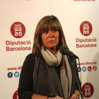 Pla mitjà de la presidenta de la Diputació de Barcelona, Núria Marín.