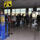 Una imatge d'arxiu de passatgers de Ryanair a Reus.