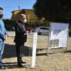 Imagen de la presentación del nuevo parque de la calle de Lleida.
