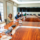 La reunió per videoconferència del president espanyol, Pedro Sánchez, amb els presidents autonòmic