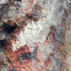 Imatge d'arxiu d'algunes de les pintures rupestres de Cabra Feixet.