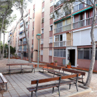 Imatge de la zona d'Interblocs, on es concentren la majoria de pisos ocupats a Sant Salvador.