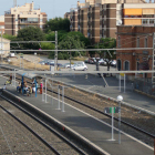 Imagen del apeadero de trenes de Vila-seca.