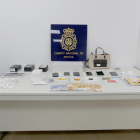 Plano general de los materiales requisado por la policía española en la detención.