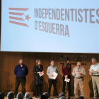 Signants del manifest 'Independentistes d'esquerra' a l'Ateneu Barcelonès