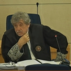 El fiscal Pedro Rubira durante su intervención en el juicio de la Audiencia Nacional.