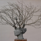 'Arrels', una de les peces centrals de l'exposició de l'escultora Béatrice Bizot.